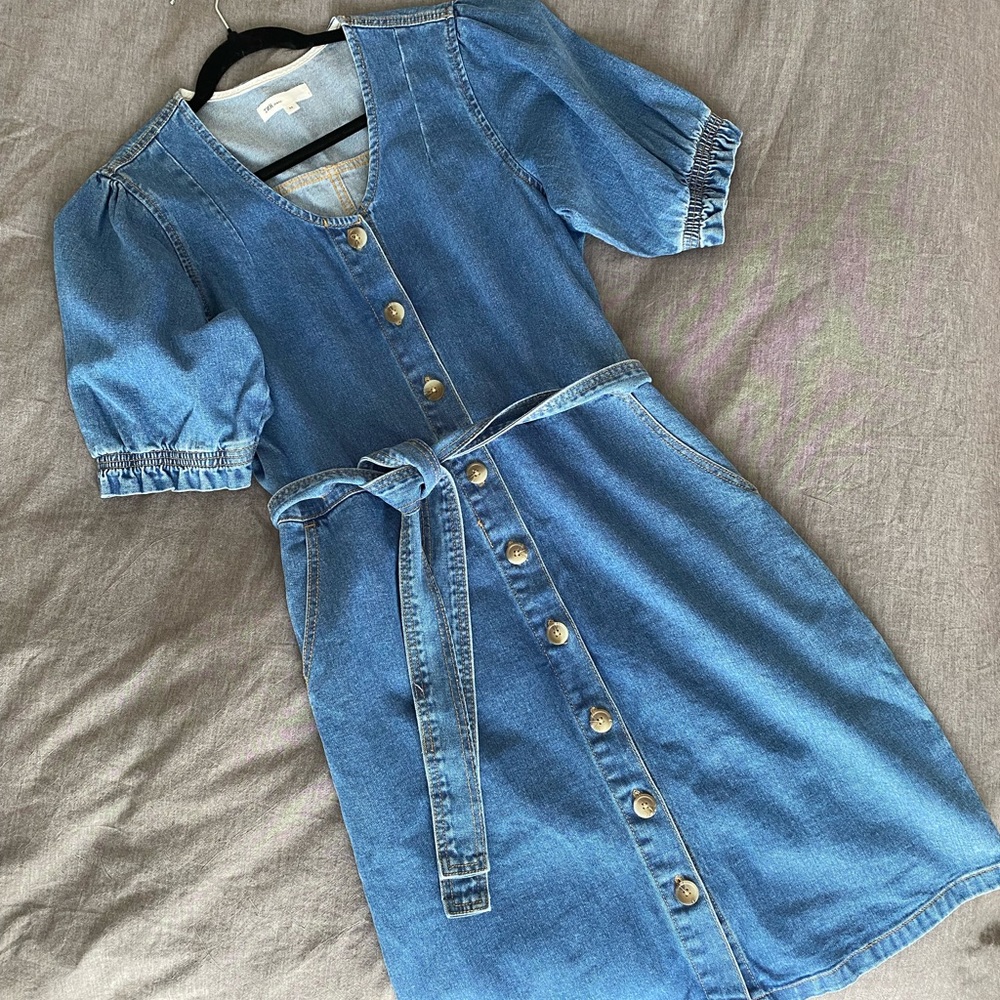 Denim Midi Dress